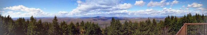 Panoramic view from the top of West Virginia - Spruce Knob!