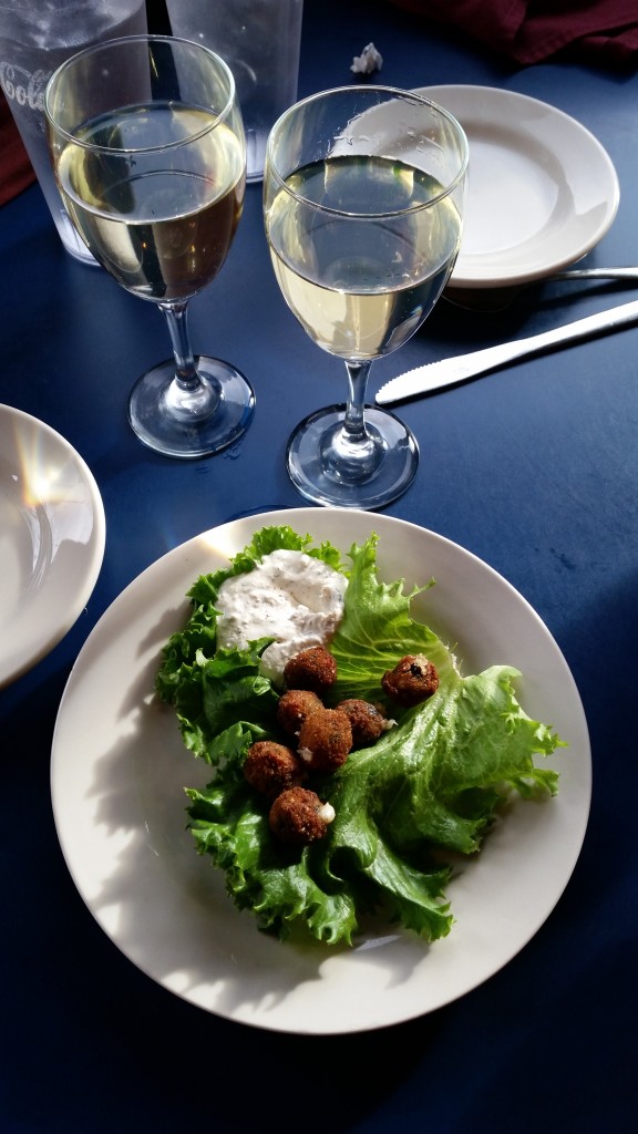 Deep-fried, asiago-stuffed olives, oh my!