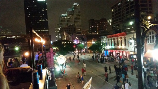 6th Street from Maggie Mae's balcony